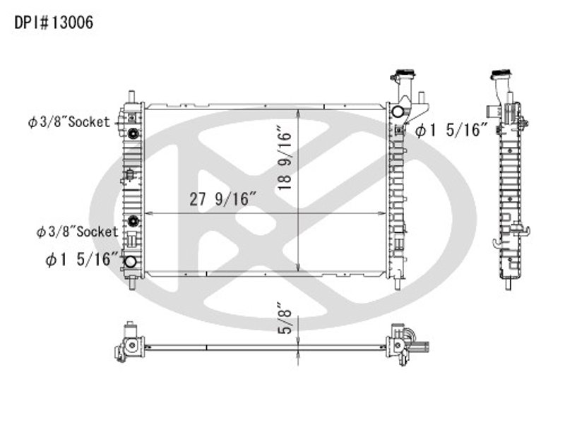 Koyorad A13006 Radiator