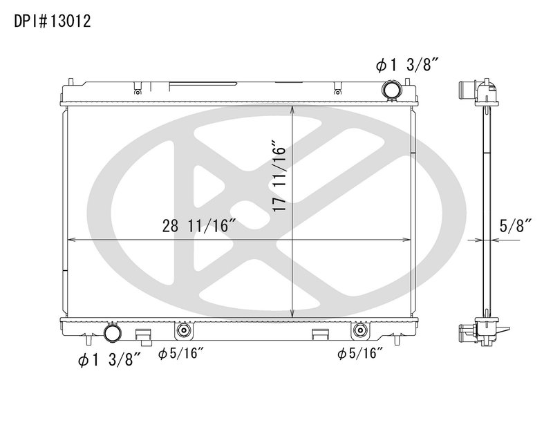 Koyorad A13012 Radiator