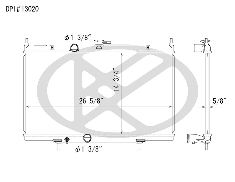 Koyorad A13020 Radiator
