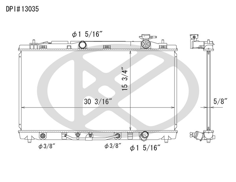 Koyorad A13035 Radiator