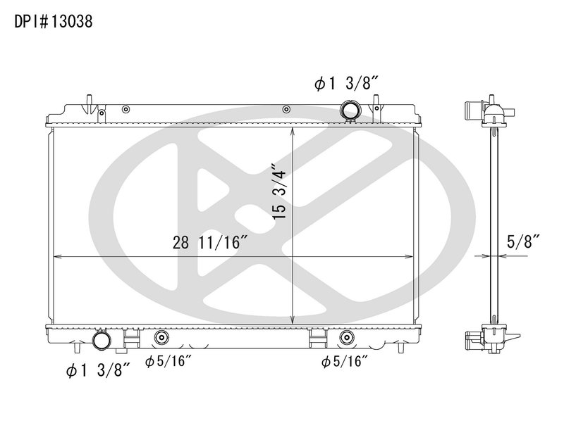Koyorad A13038 Radiator