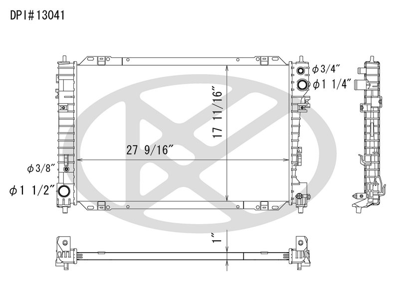 Koyorad A13041 Radiator