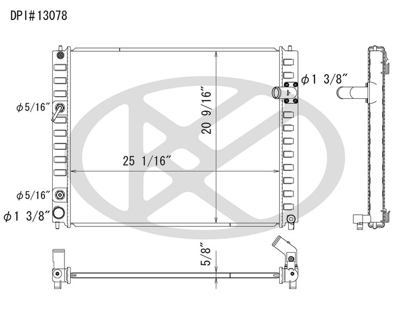 Koyorad A13078 Radiator