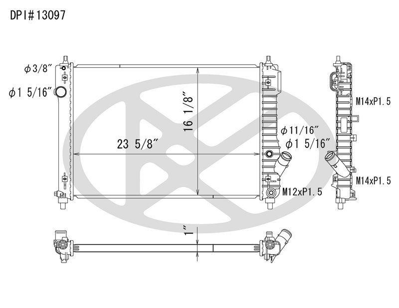Koyorad A13097 Radiator