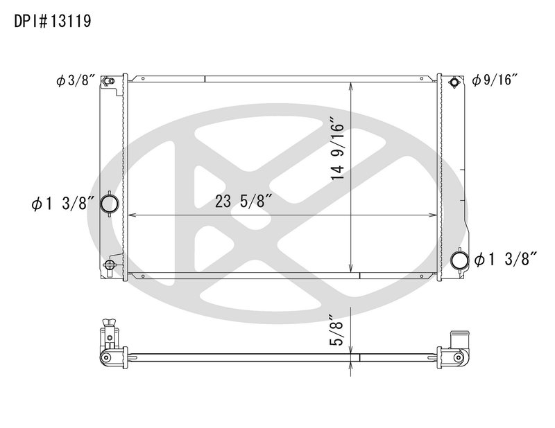 Koyorad A13119 Radiator