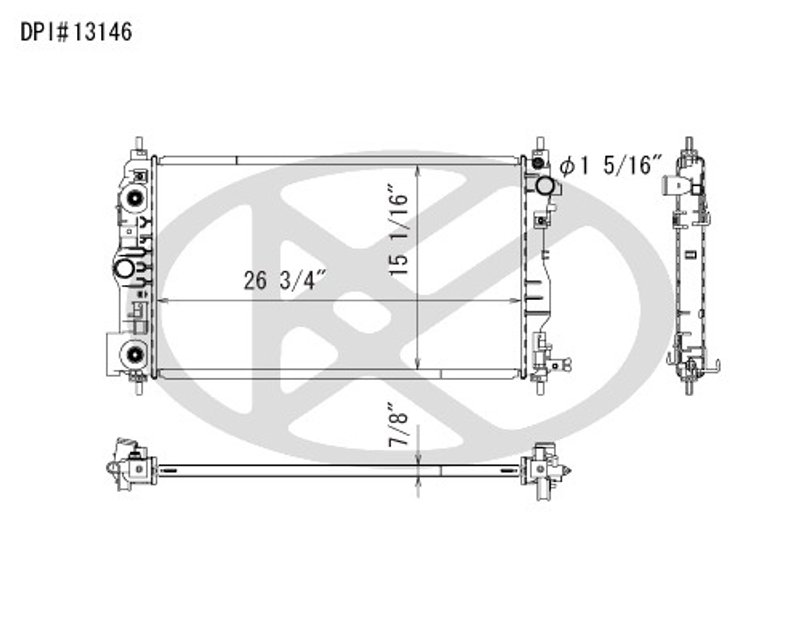 Koyorad A13146 Radiator