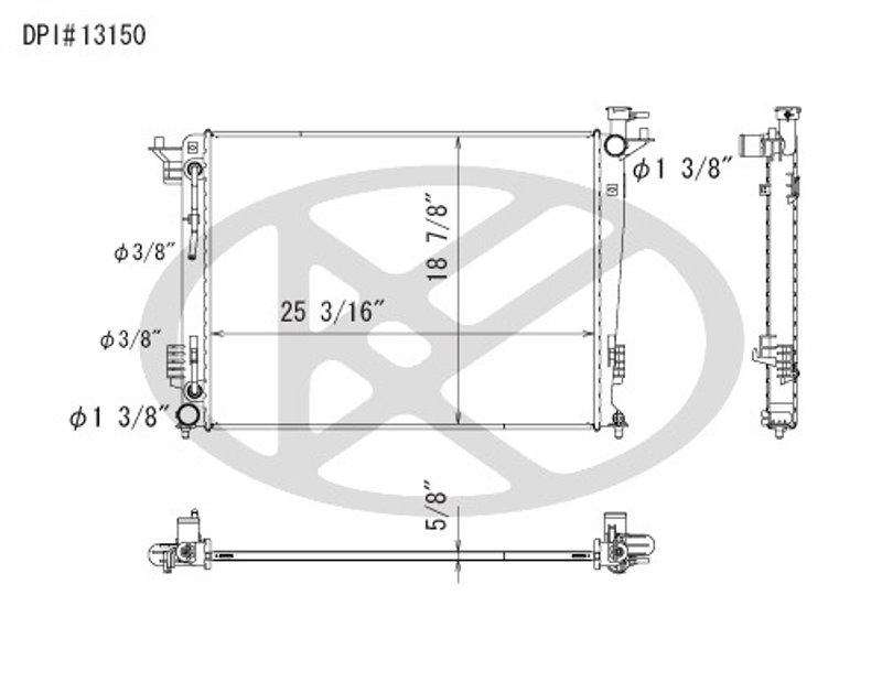 Koyorad A13150 Radiator