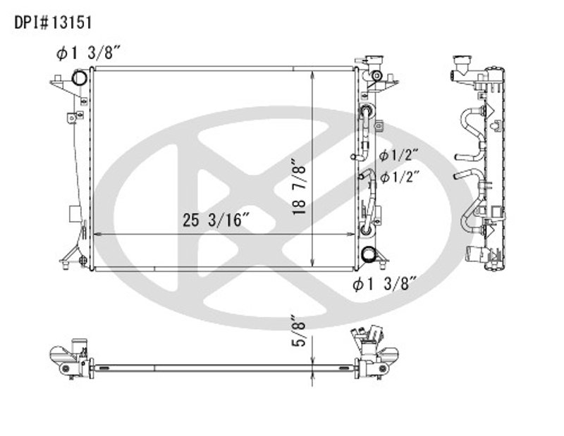 Koyorad A13151 Radiator