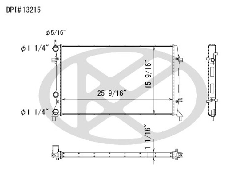 Koyorad A13215 Radiator