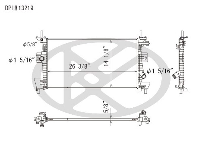 Koyorad A13219 Radiator