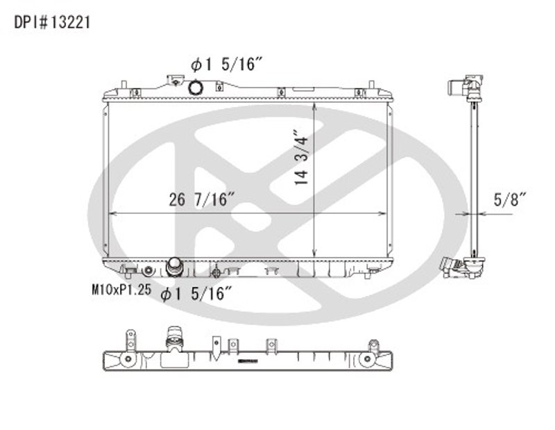 Koyorad A13221 Radiator