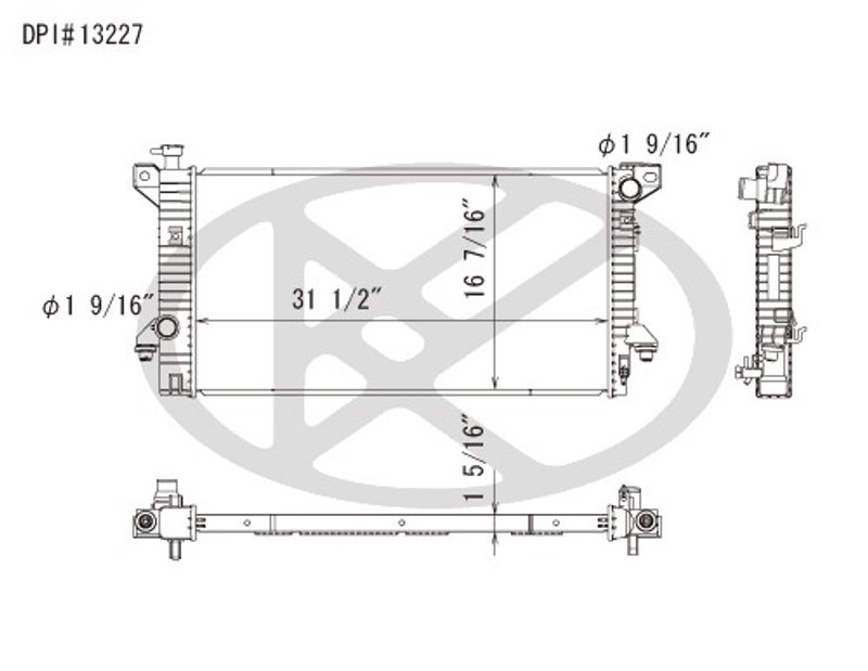 Koyorad A13227 Radiator