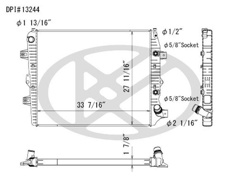 Koyorad A13244 Radiator