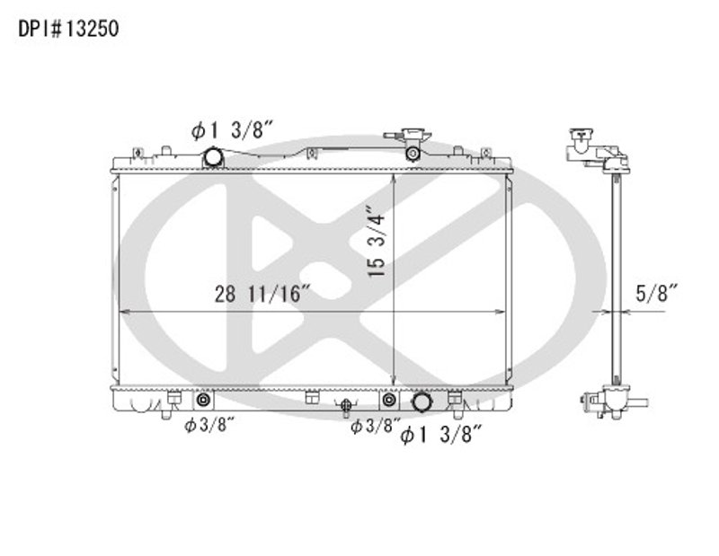 Koyorad A13250 Radiator