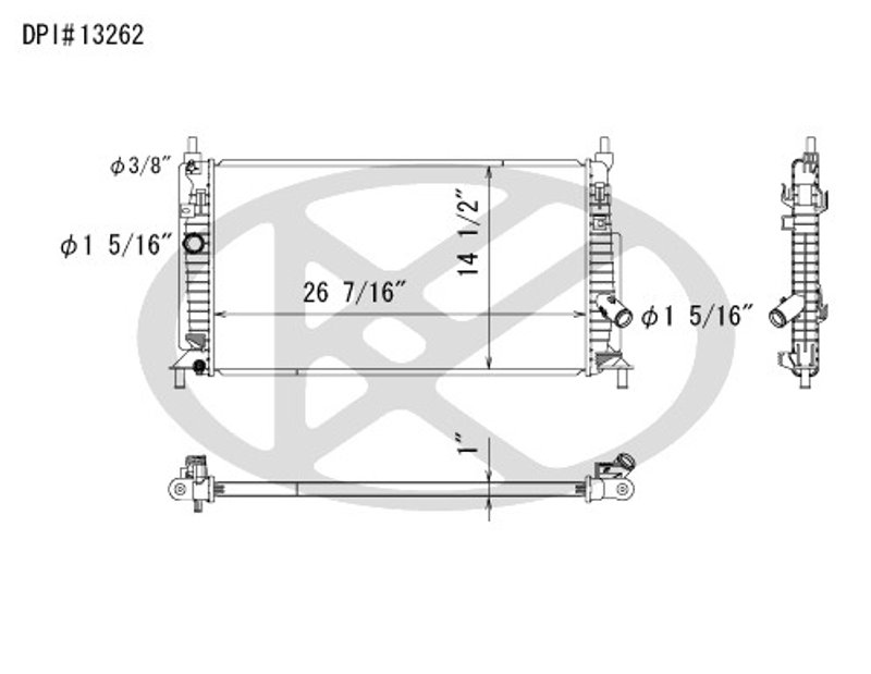 Koyorad A13262 Radiator