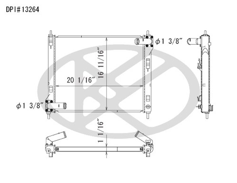 Koyorad A13264 Radiator