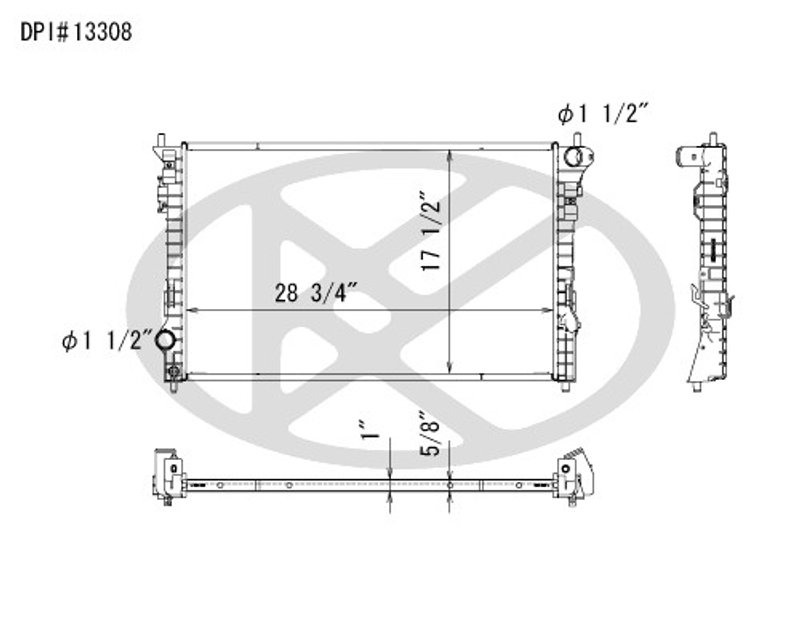 Koyorad A13308 Radiator