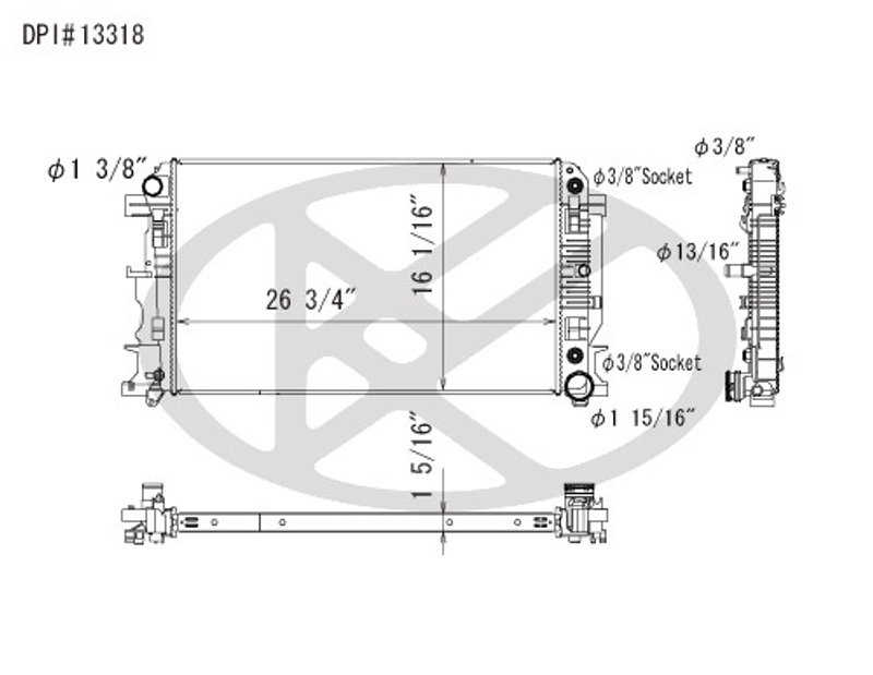 Koyorad A13318 Radiator