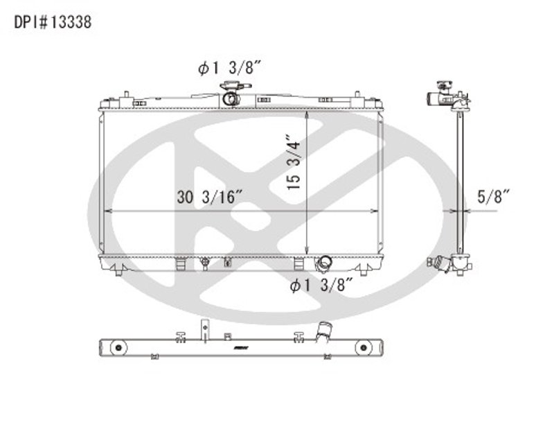 Koyorad A13338 Radiator