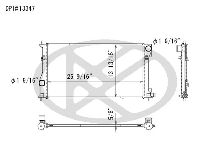 Koyorad A13347 Radiator