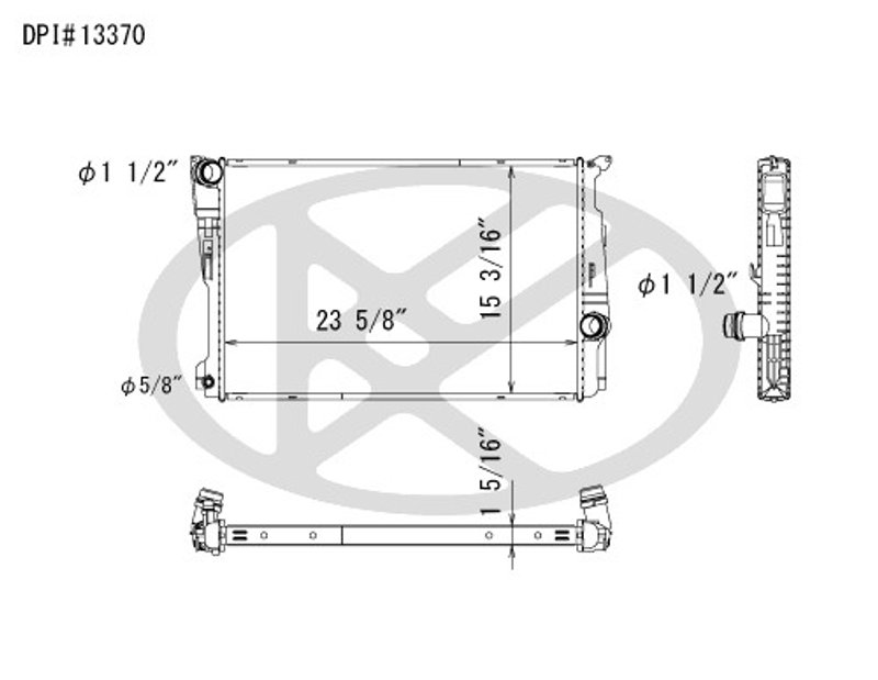 Koyorad A13370 Radiator
