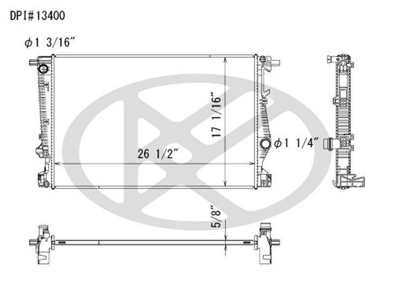 Koyorad A13400 Radiator