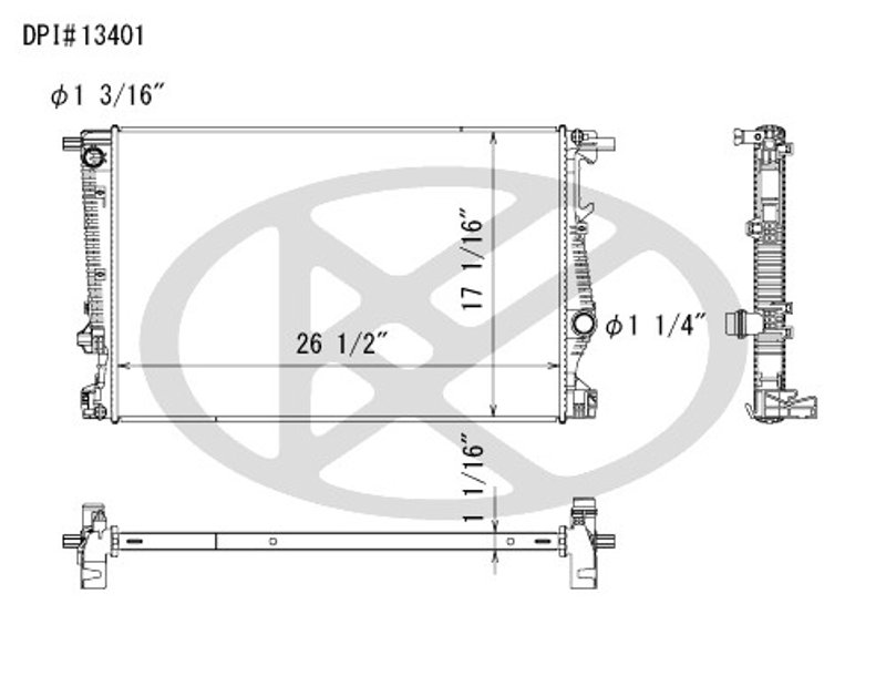 Koyorad A13401 Radiator