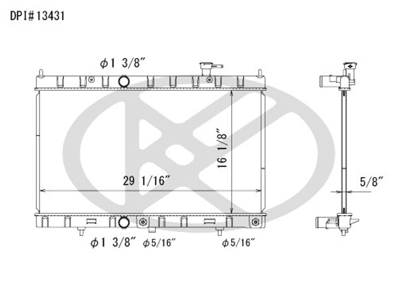 Koyorad A13431 Radiator