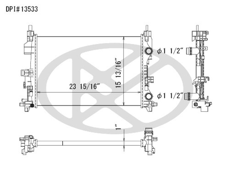 Koyorad A13533 Radiator