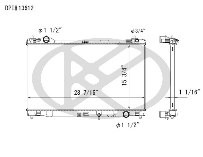 Koyorad A13612 Radiator