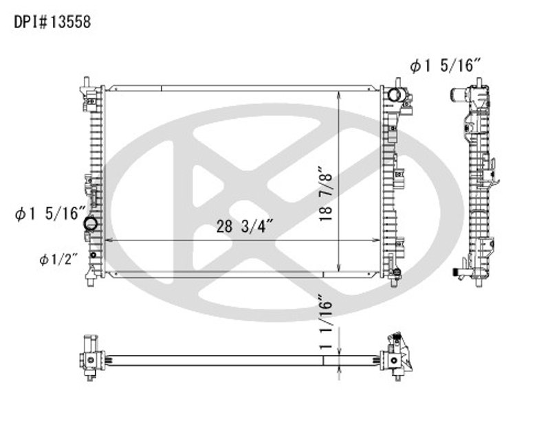Koyorad A13619 Radiator