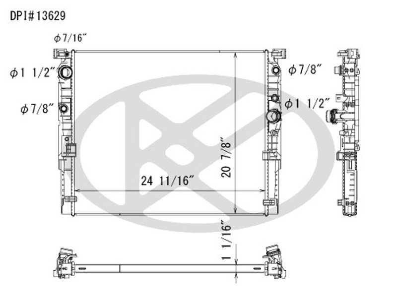 Koyorad A13629 Radiator