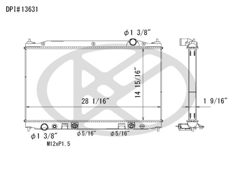 Koyorad A13631 Radiator