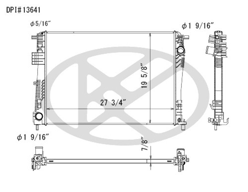 Koyorad A13641 Radiator