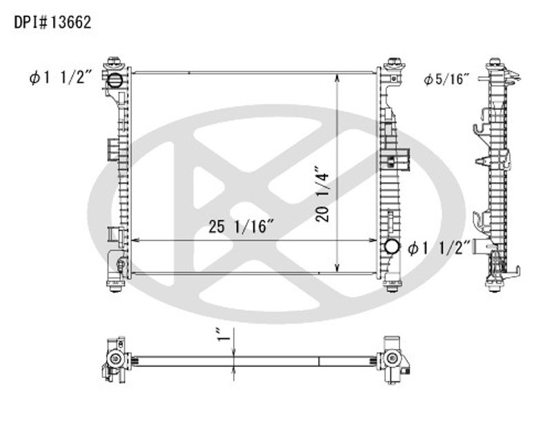 Koyorad A13662 Radiator