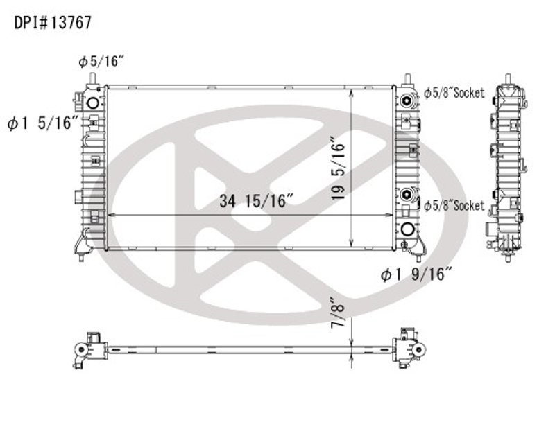 Koyorad A13767 Radiator