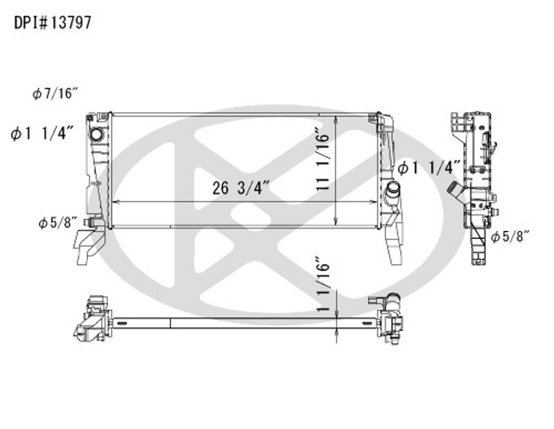 Koyorad A13797 Radiator