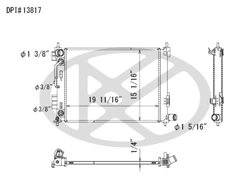 Koyorad A13817 Radiator