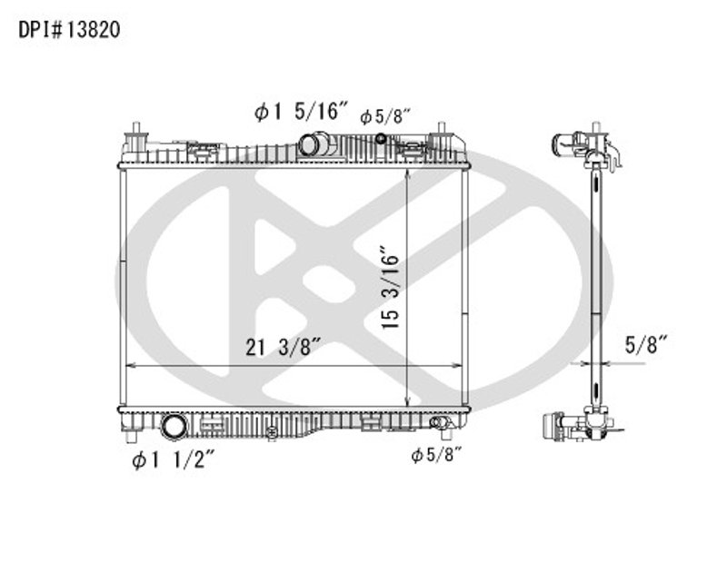 Koyorad A13820 Radiator