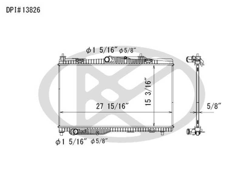 Koyorad A13826 Radiator