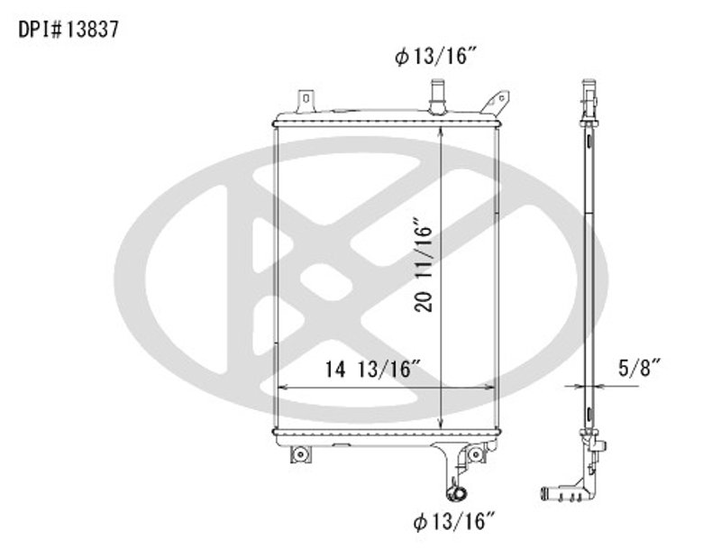 Koyorad A13837 Radiator