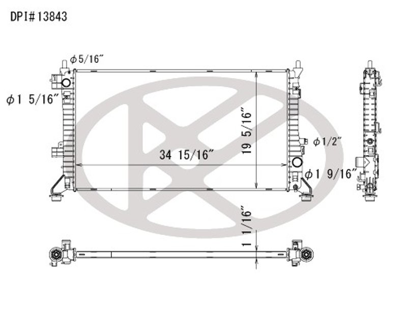 Koyorad A13843 Radiator