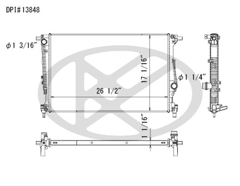Koyorad A13848 Radiator