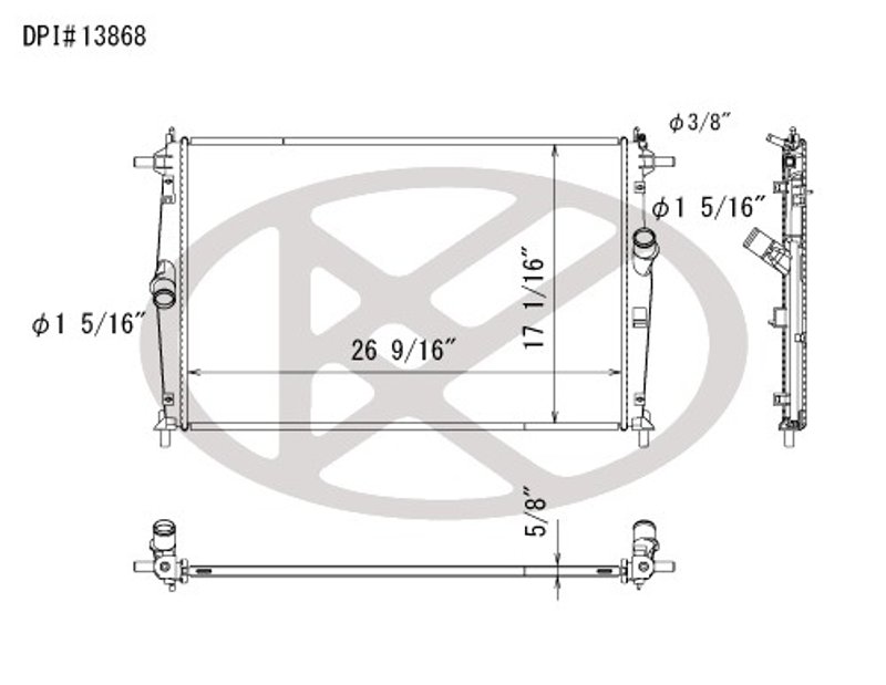 Koyorad A13868 Radiator
