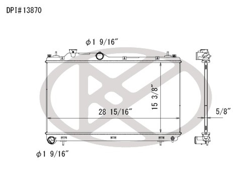 Koyorad A13870 Radiator