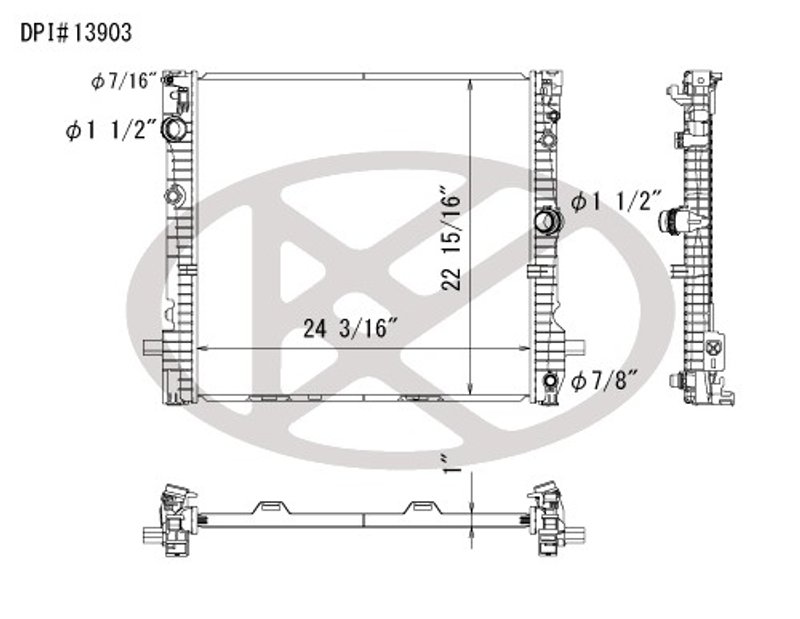 Koyorad A13903 Radiator