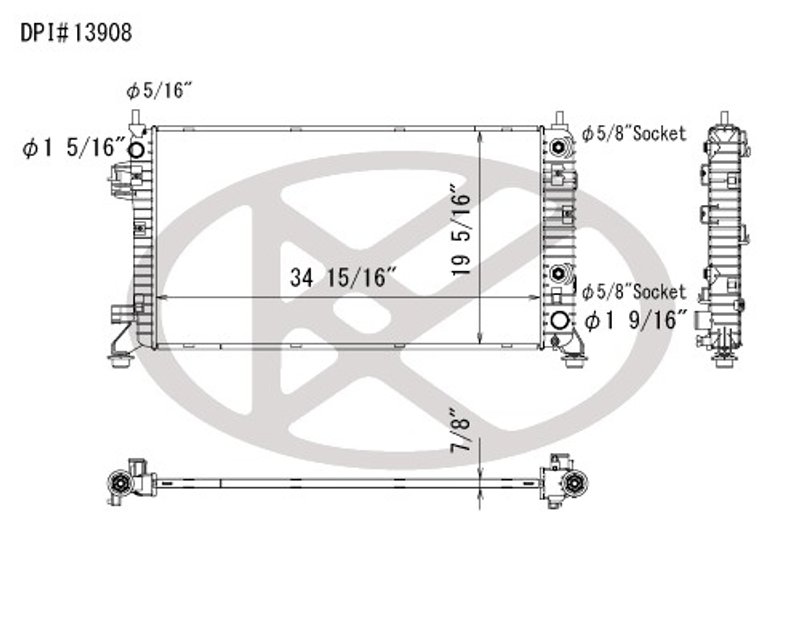Koyorad A13908 Radiator