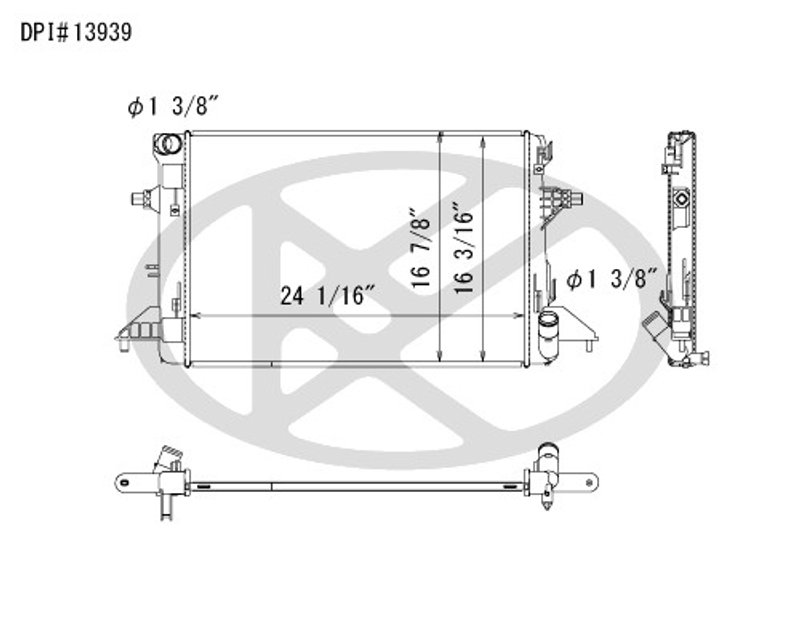 Koyorad A13939 Radiator