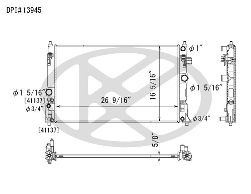 Koyorad A13945 Radiator