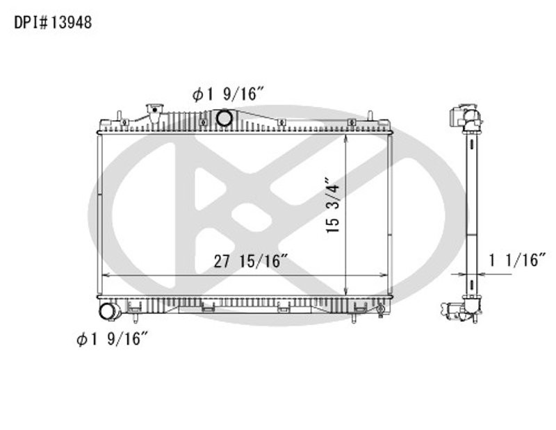 Koyorad A13948 Radiator